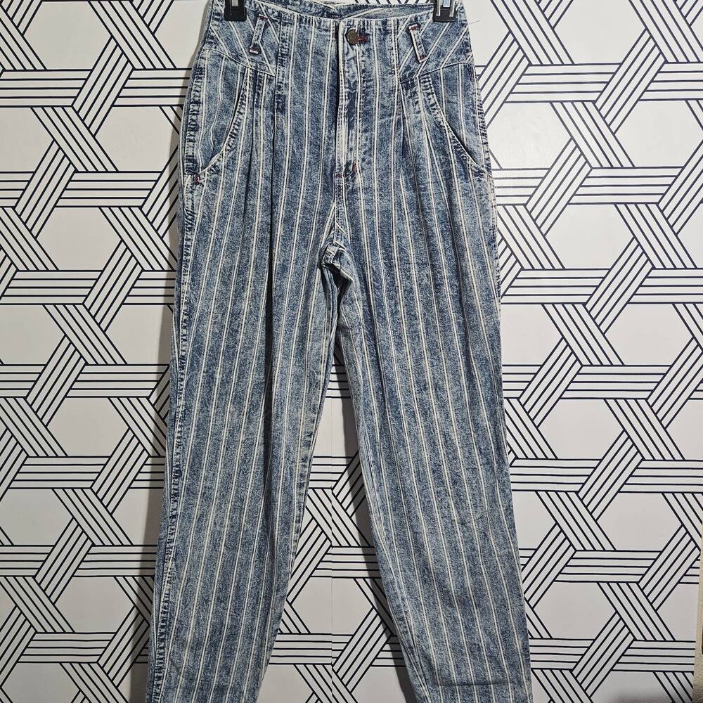 Sunset Blues Vintage Denim Jeans | 90s Y2K Straight Leg Retro Blue Jeans